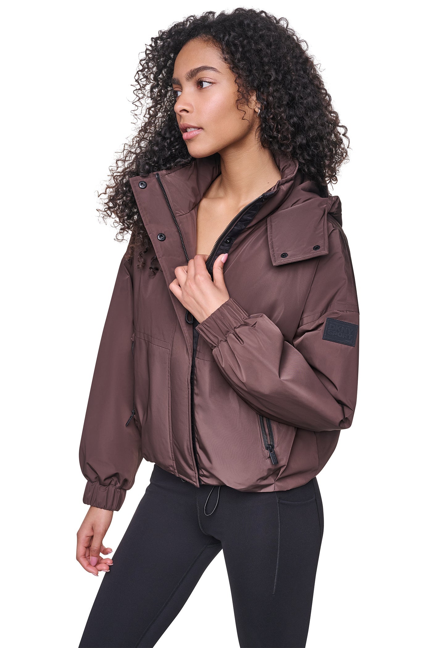 OVERSIZED HOODED MEMORY JACKET