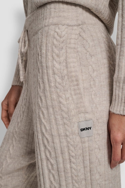 COZY CABLE SWEATER JOGGER