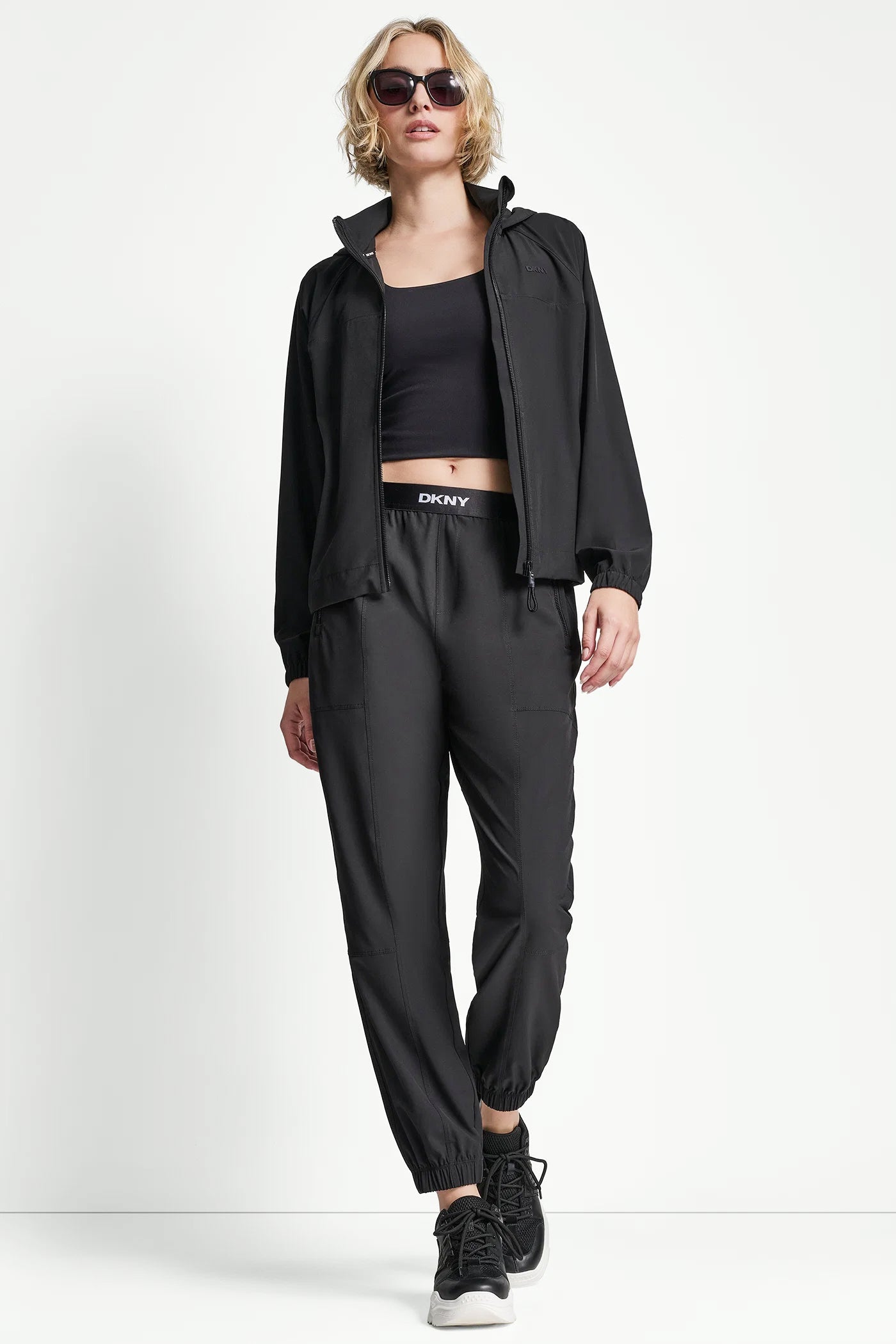 LOGO HOODED SHORT JACKET