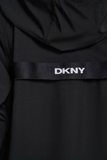 LOGO HOODED SHORT JACKET