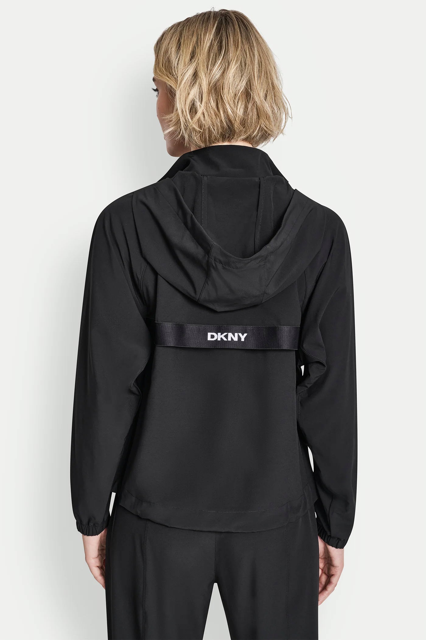 LOGO HOODED SHORT JACKET