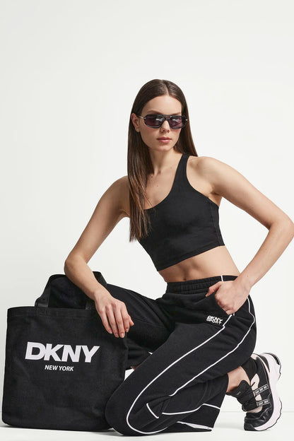 HIGH-RISE PIPED TRACK PANTS