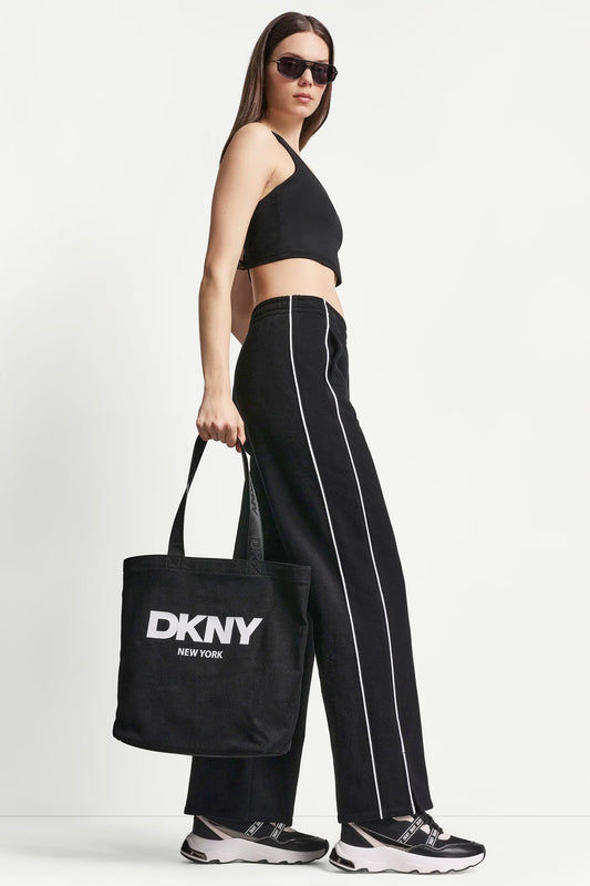 HIGH-RISE PIPED TRACK PANTS