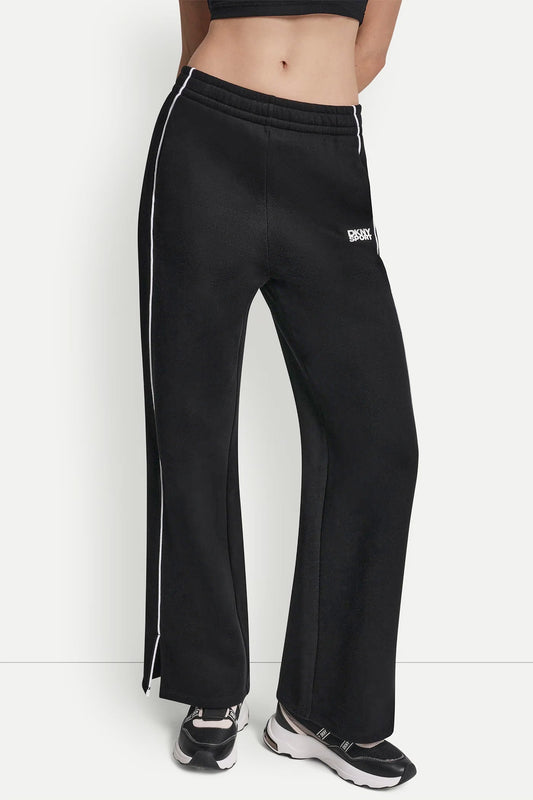 HIGH-RISE PIPED TRACK PANTS