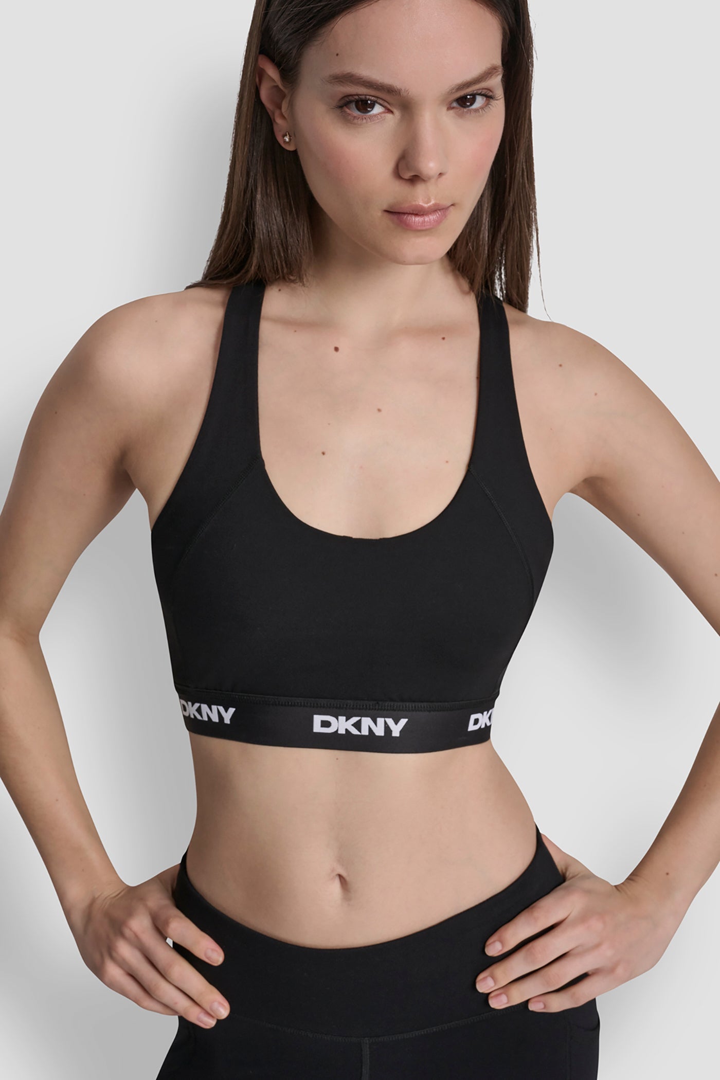 LOGO RACERBACK SPORTS BRA
