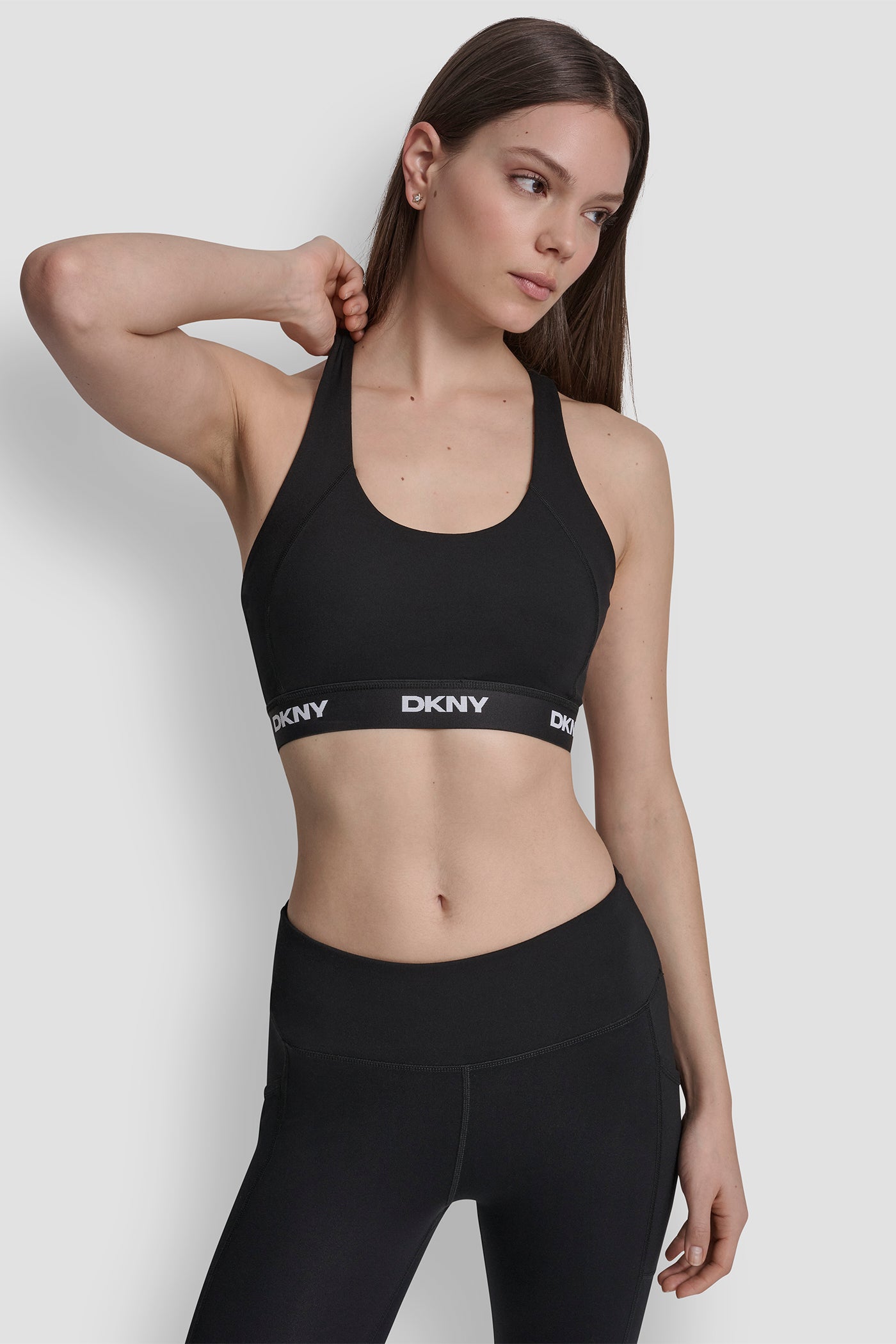 LOGO RACERBACK SPORTS BRA