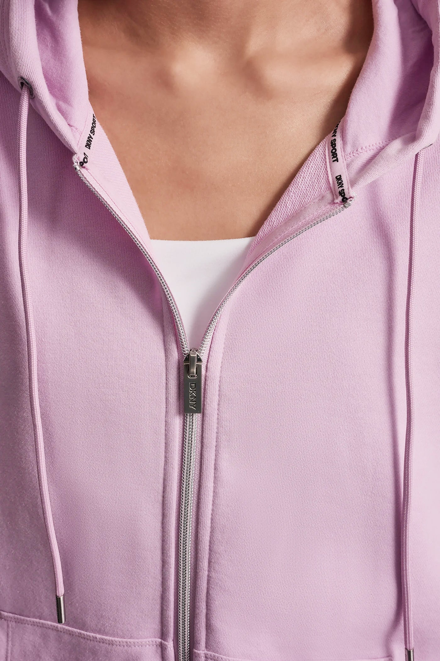 COTTON-BLEND FOIL LOGO HOODIE