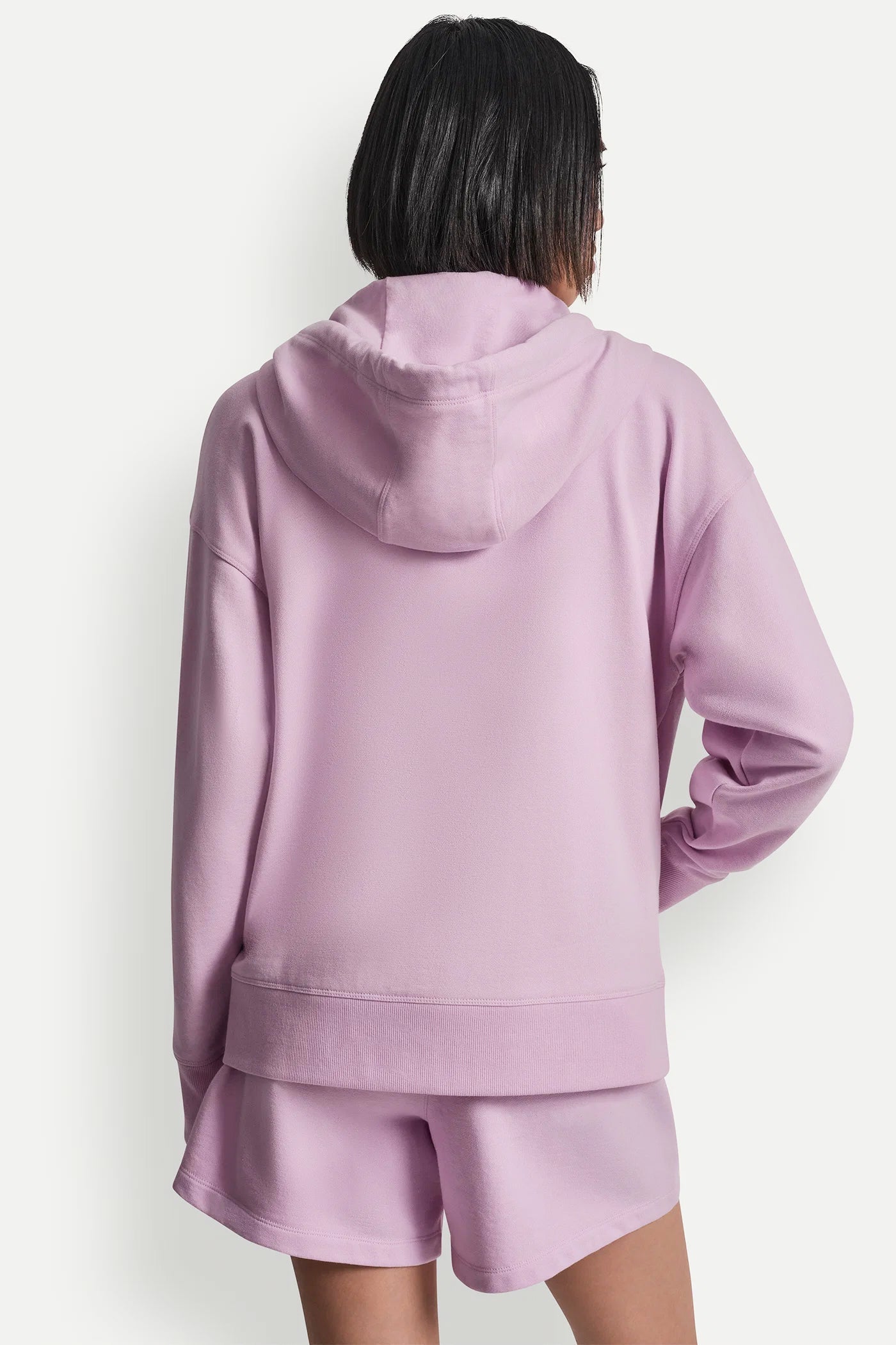 COTTON-BLEND FOIL LOGO HOODIE