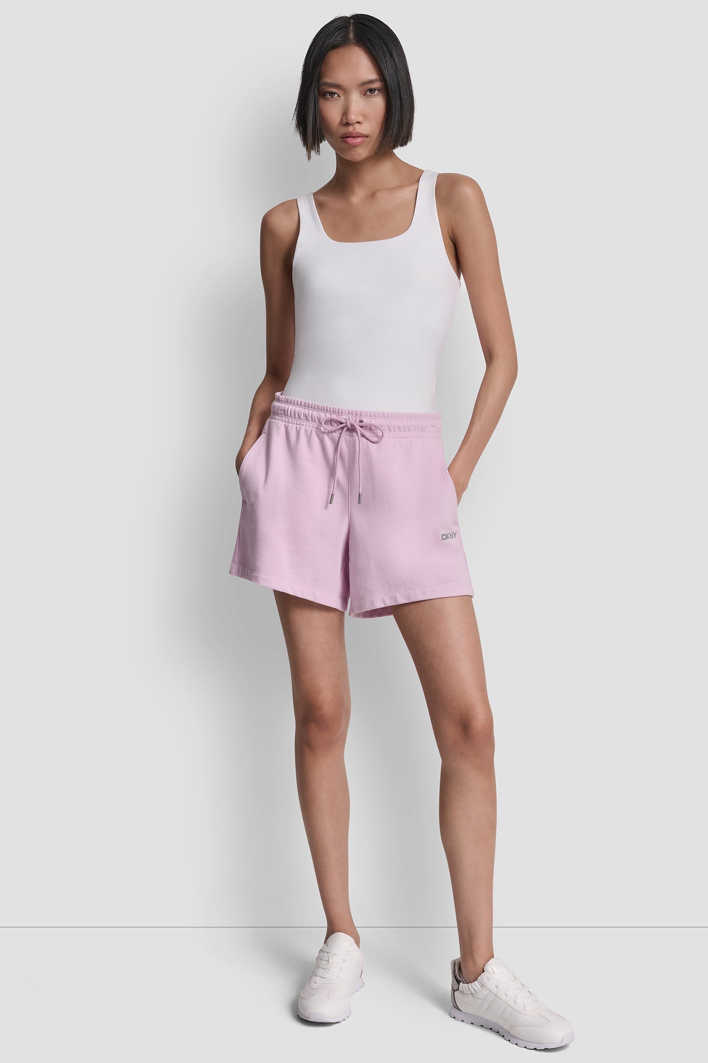 HIGH-RISE LOGO SWEAT SHORTS