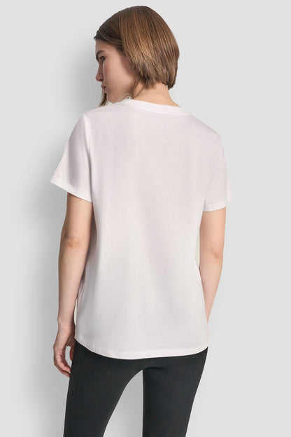 COLLEGIATE MEDALLION LOGO TEE