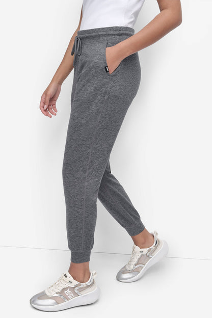 CROPPED HIGH-RISE SLIM JOGGER