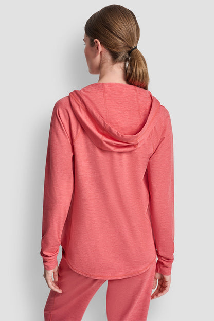SPACE-DYED HOODED JACKET