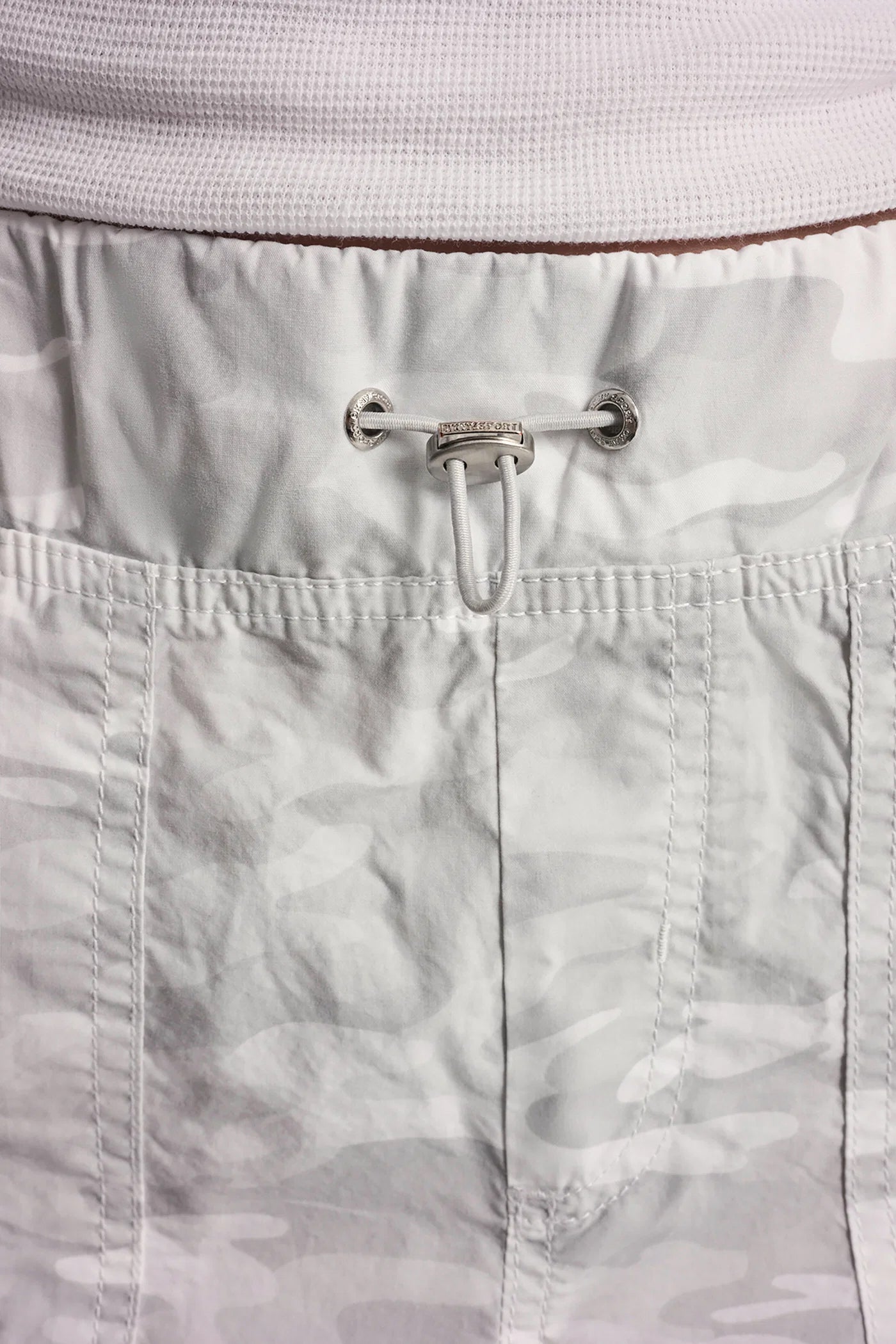 COTTON-POPLIN HIGH-RISE SLIM UTILITY JOGGER