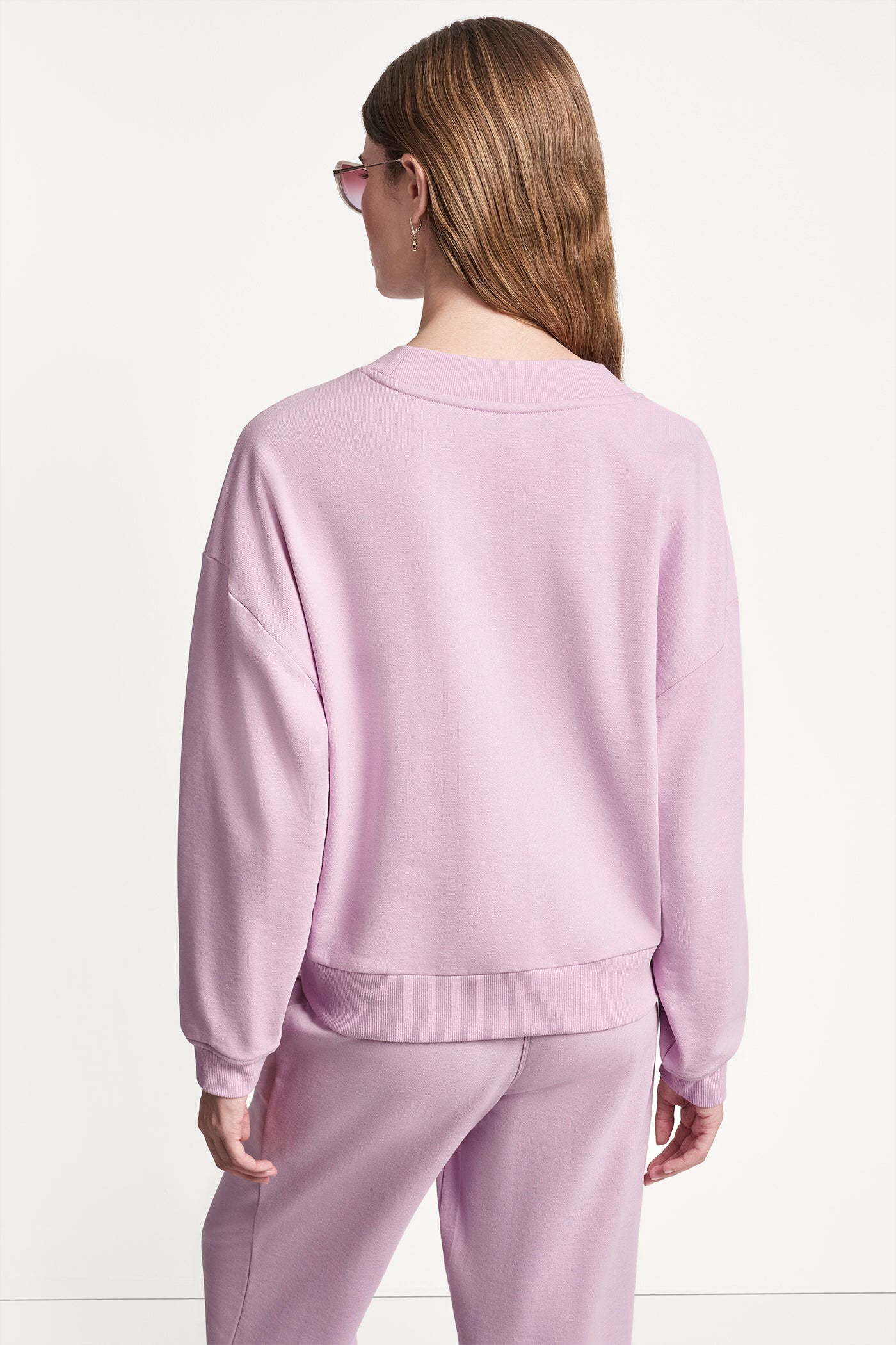 METALLIC LOGO SWEATSHIRT