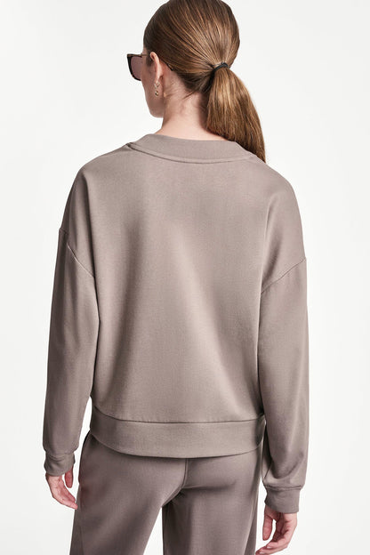 METALLIC LOGO SWEATSHIRT
