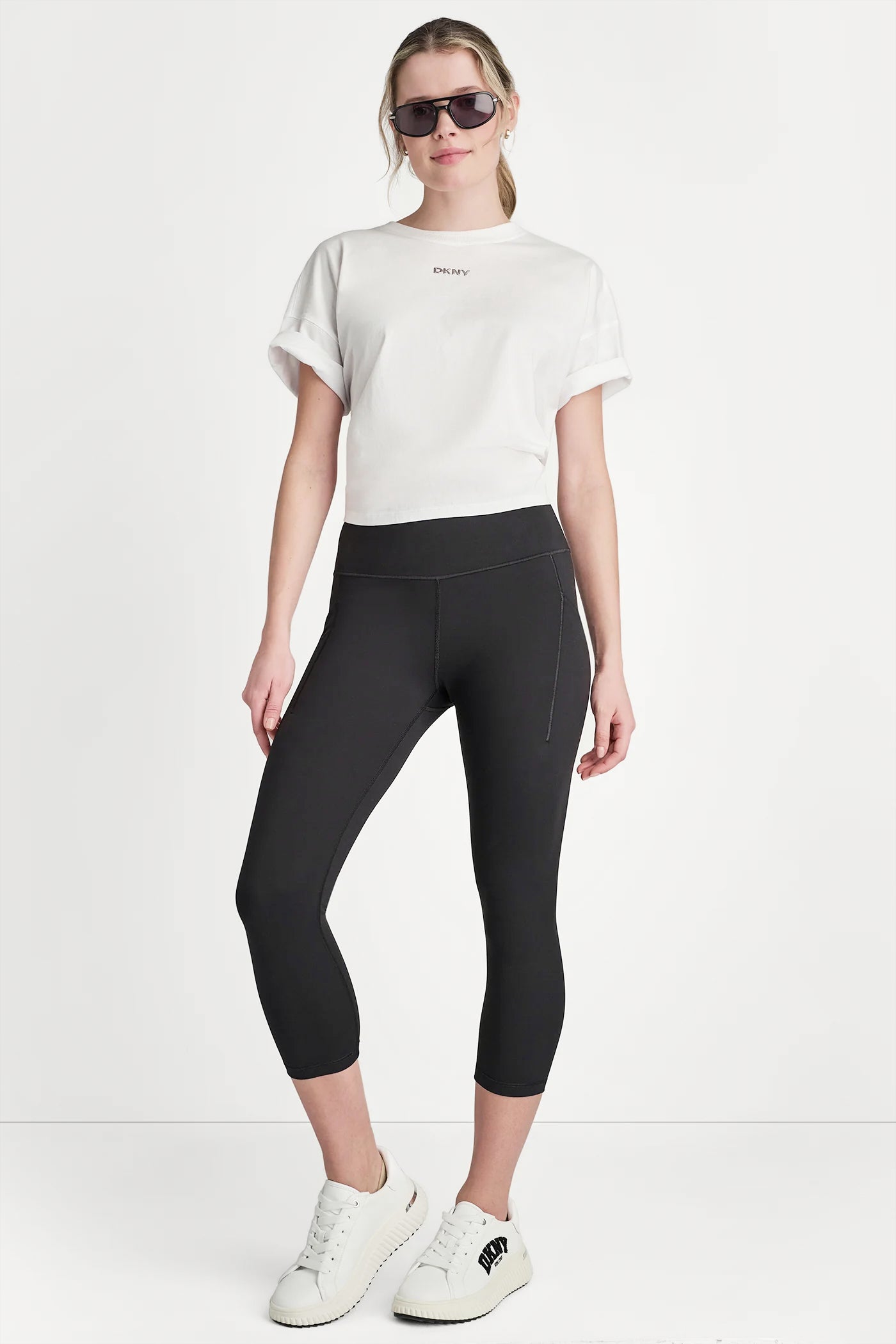 BALANCE COMPRESSION HIGH-WAIST CROPPED LEGGING