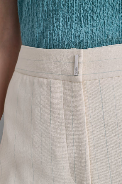 MID-RISE PINSTRIPE PANT