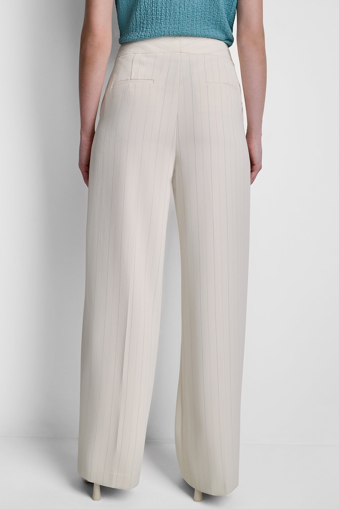MID-RISE PINSTRIPE PANT