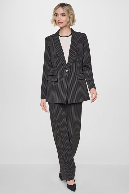 PINSTRIPE COMMUTER BLAZER