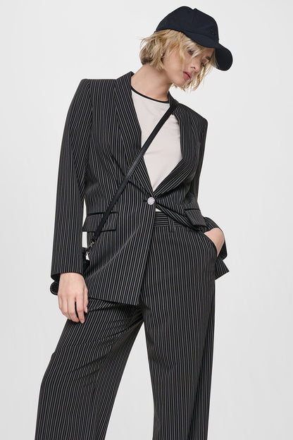 PINSTRIPE COMMUTER BLAZER