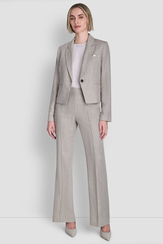 CROPPED SINGLE BUTTON BLAZER