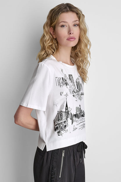 NEW YORK TOILE GRAPHIC TEE