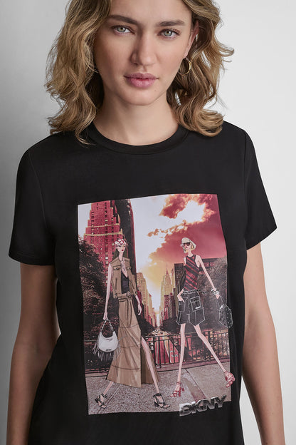 MANHATTANHENGE CONVERSATIONAL TEE