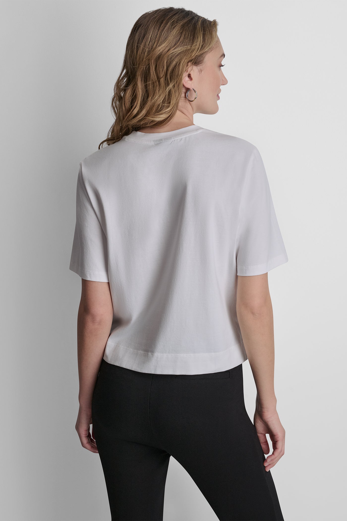 CRYSTAL BORDER LOGO GRAPHIC TEE