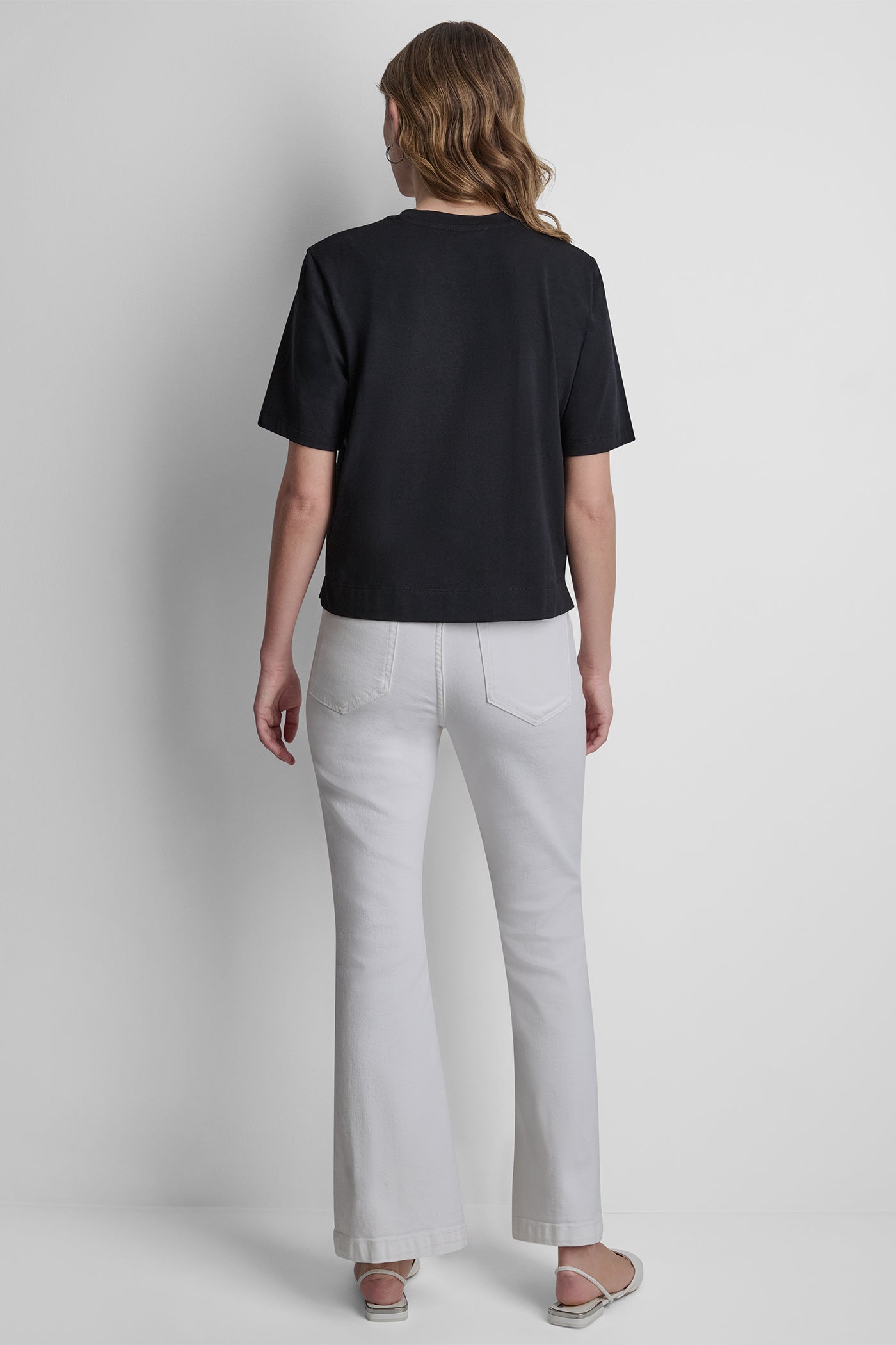 CRYSTAL BORDER LOGO GRAPHIC TEE