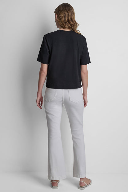 CRYSTAL BORDER LOGO GRAPHIC TEE