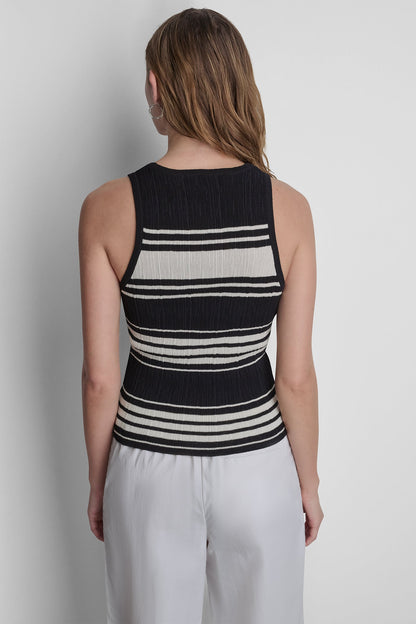 STRIPED KNIT TANK