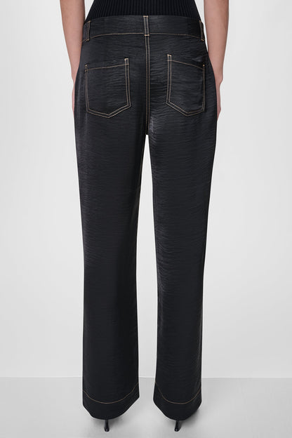 TOP STITCH STRAIGHT LEG PANT