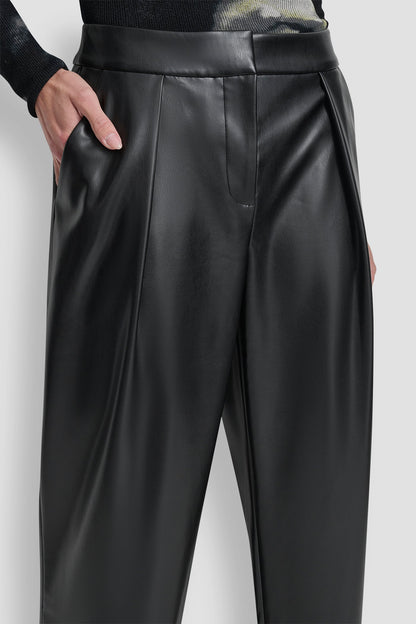 WIDE LEG PLEAT FRONT PANT