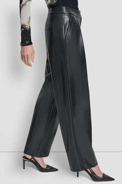 WIDE LEG PLEAT FRONT PANT