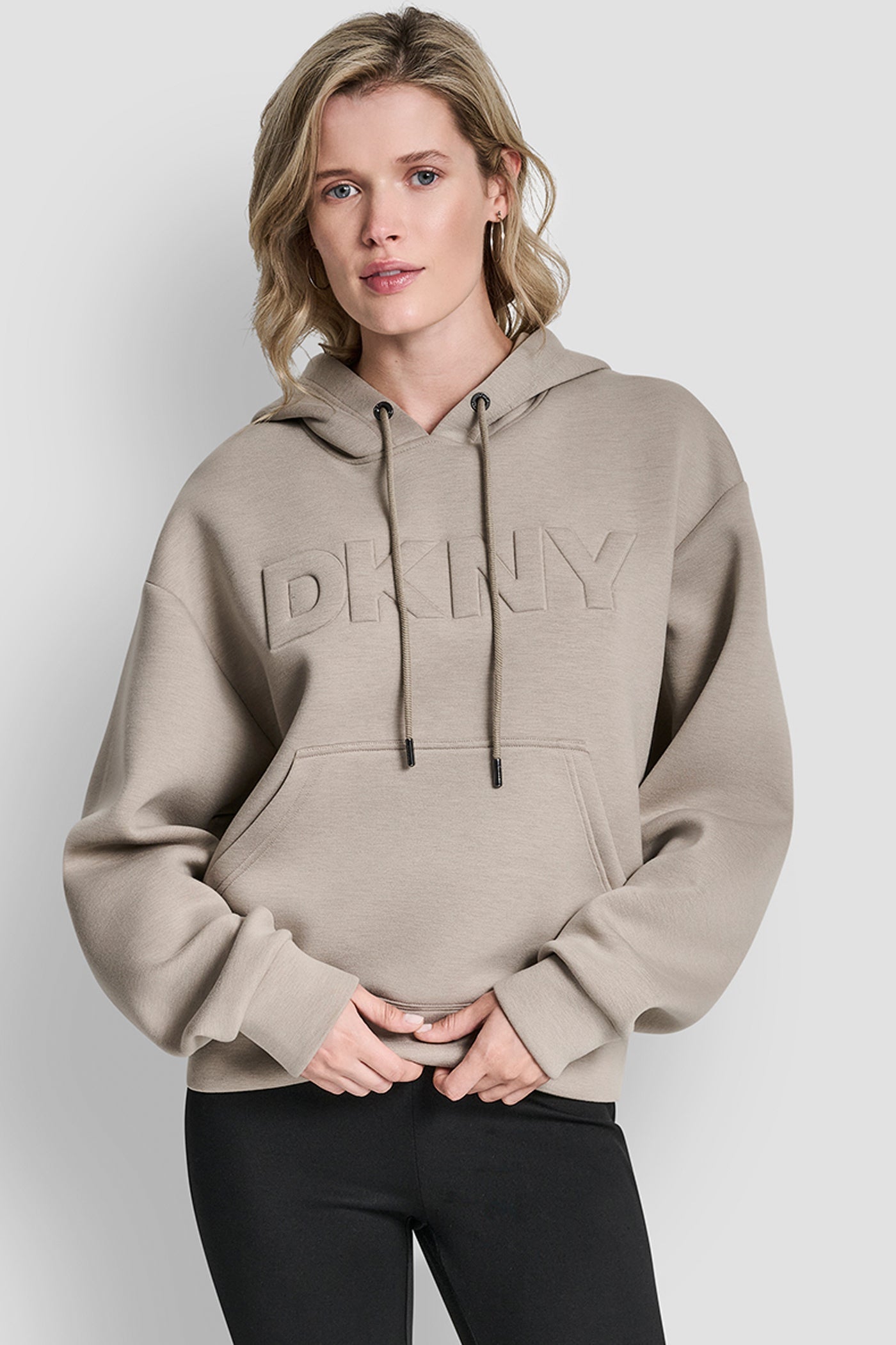 LOGO EMBOSSED HOODIE