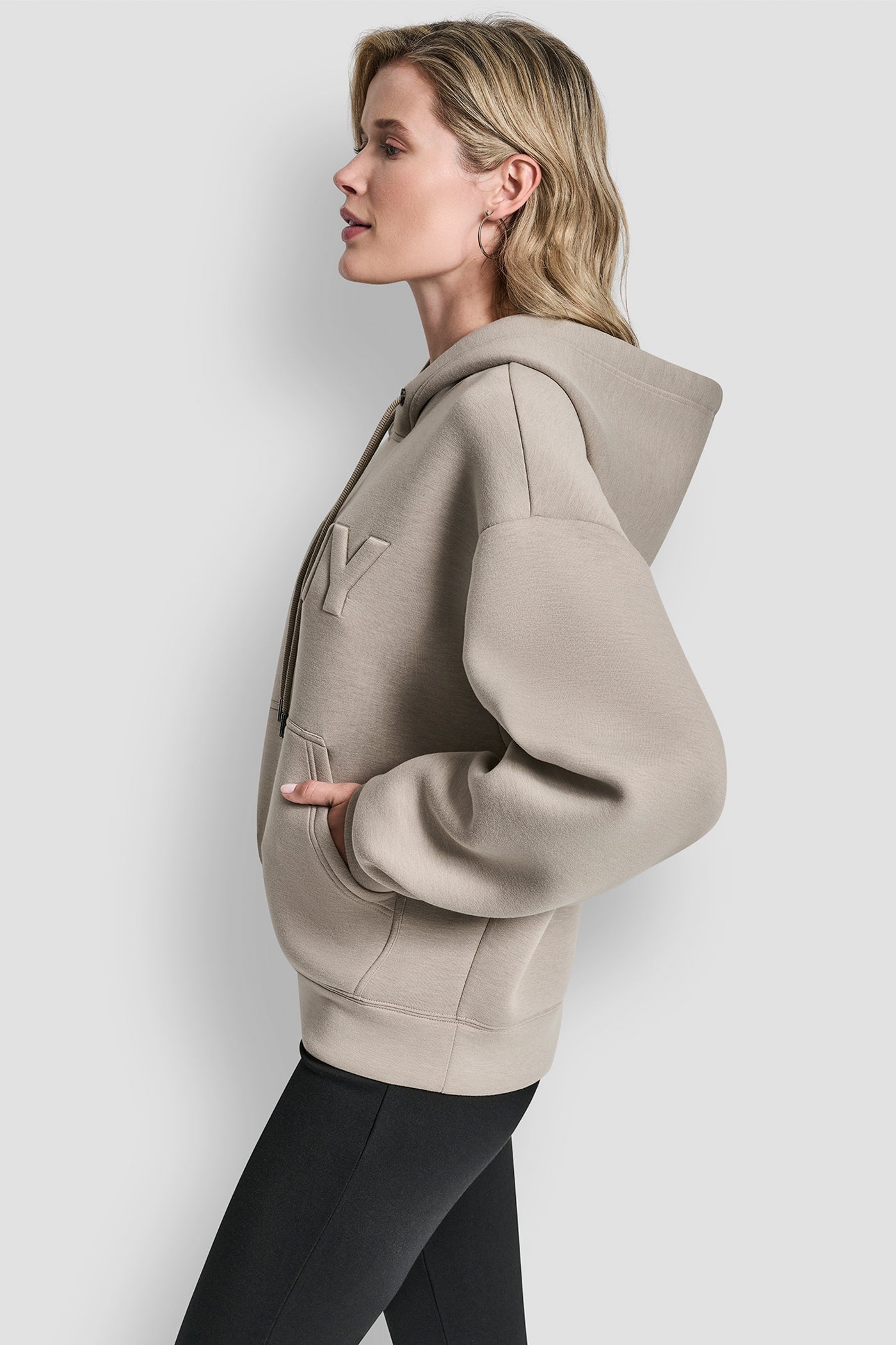 LOGO EMBOSSED HOODIE