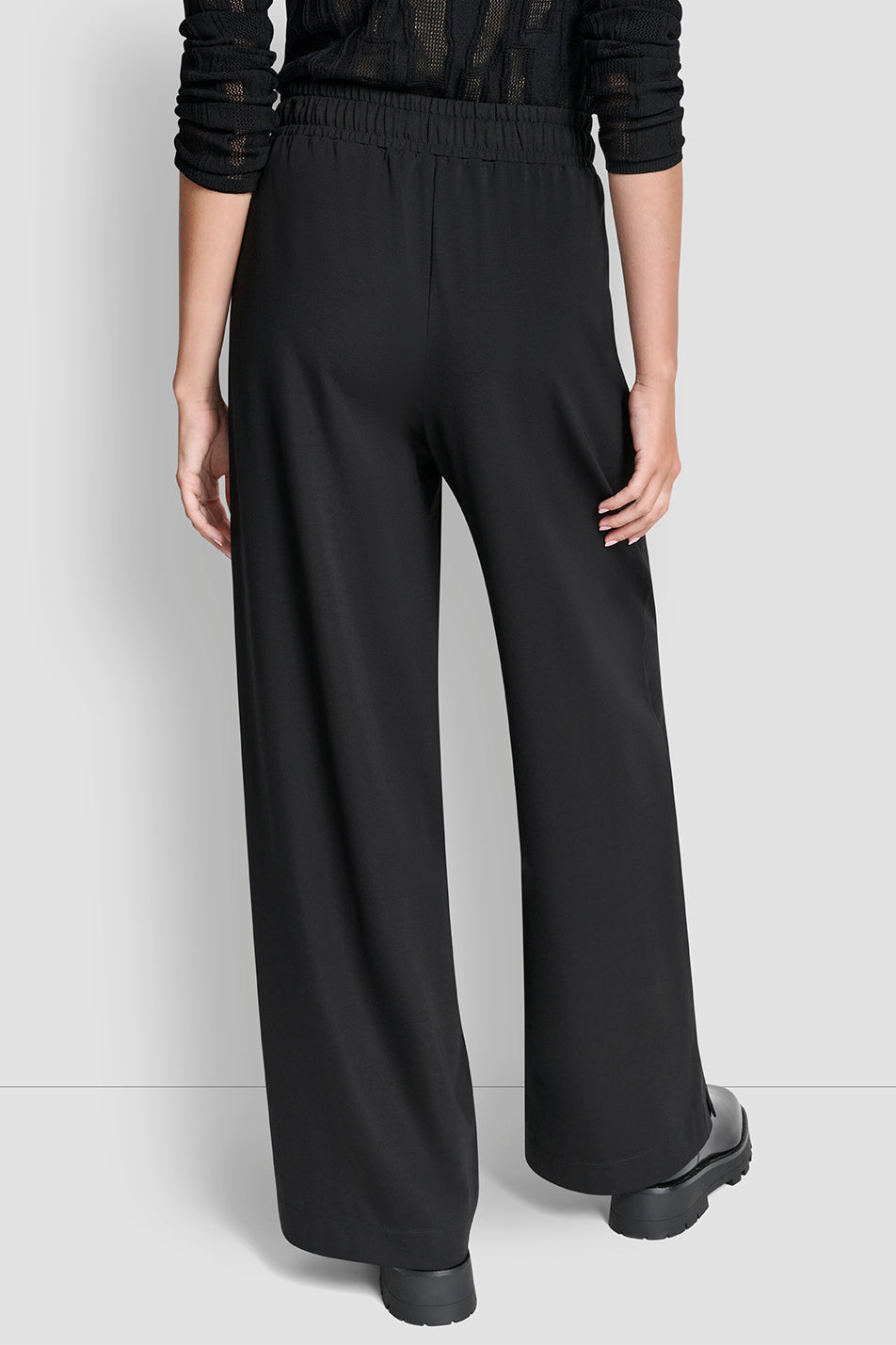 HIGH-RISE WIDE-LEG PULL-ON PANT