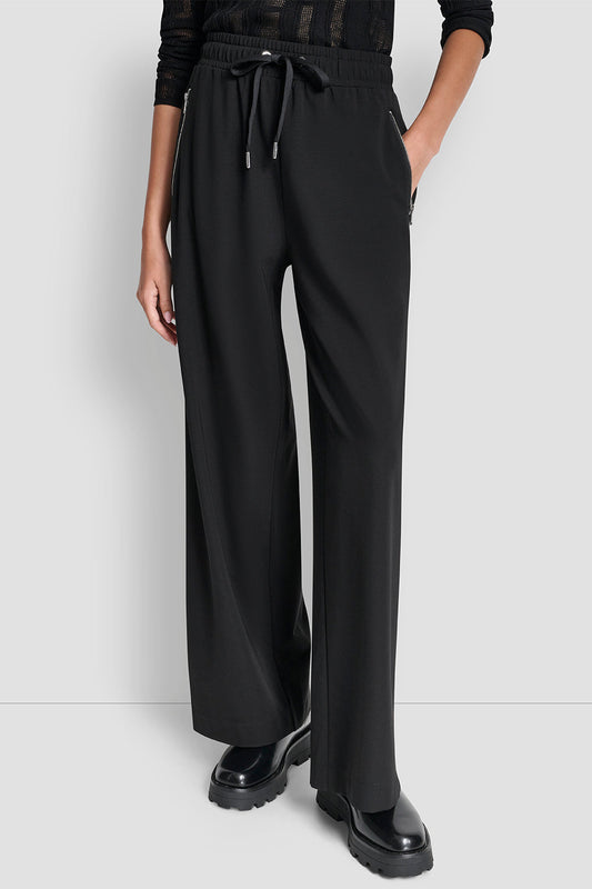 HIGH-RISE WIDE-LEG PULL-ON PANT