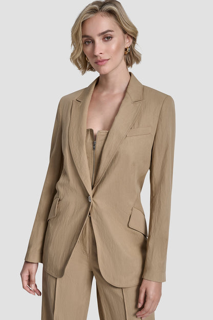 ZIG ZAG STITCH BLAZER