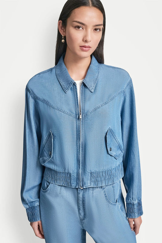 TENCEL BOMBER JACKET