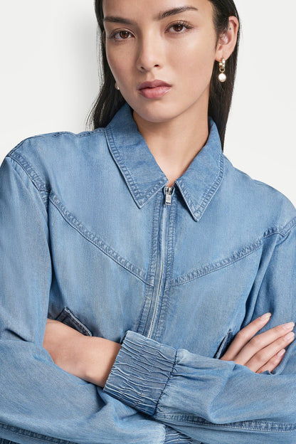 TENCEL BOMBER JACKET