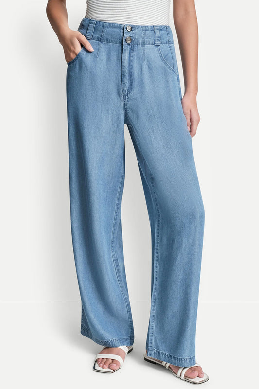 HIGH-RISE TENCEL WIDE-LEG TROUSER JEAN