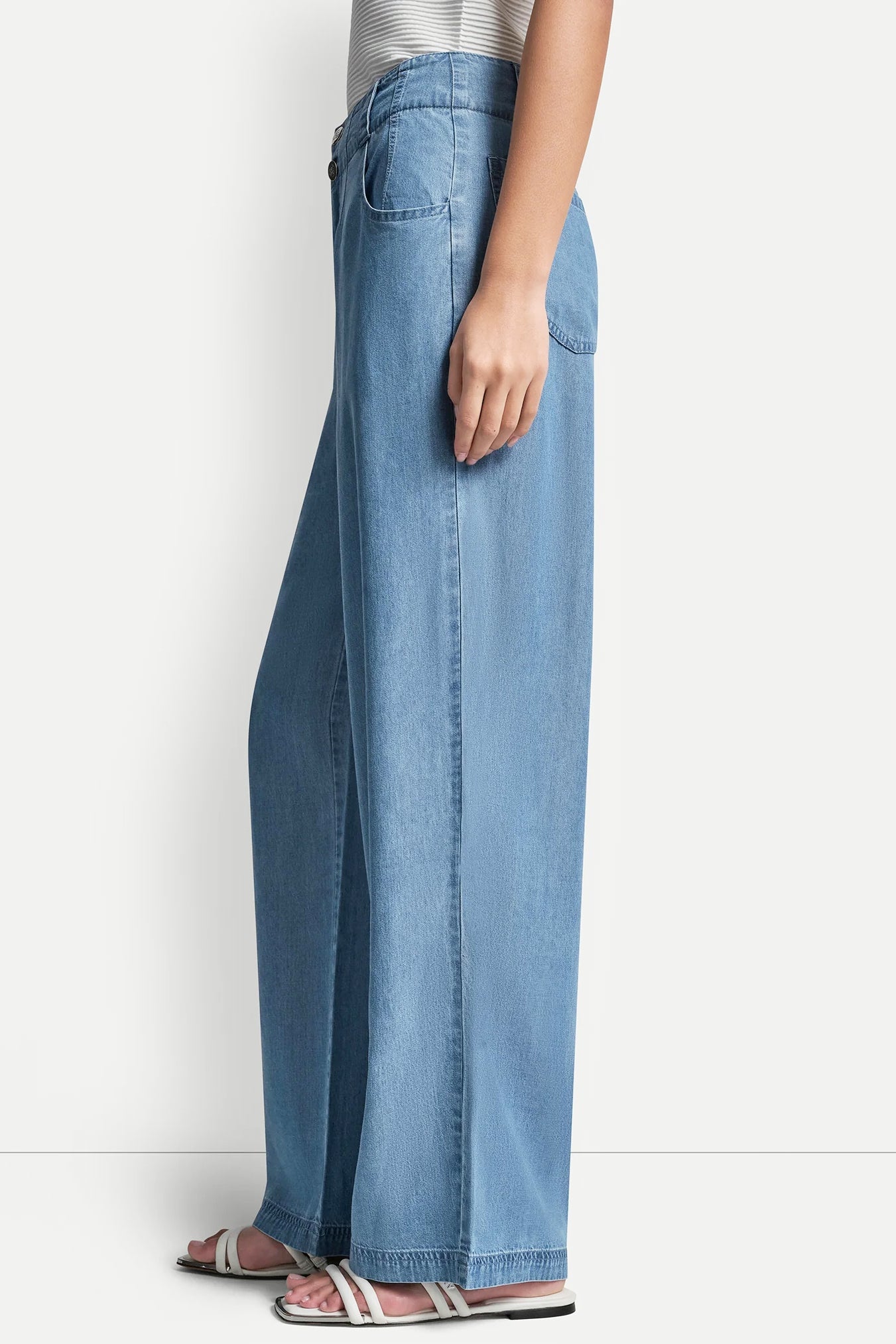 HIGH-RISE TENCEL WIDE-LEG TROUSER JEAN