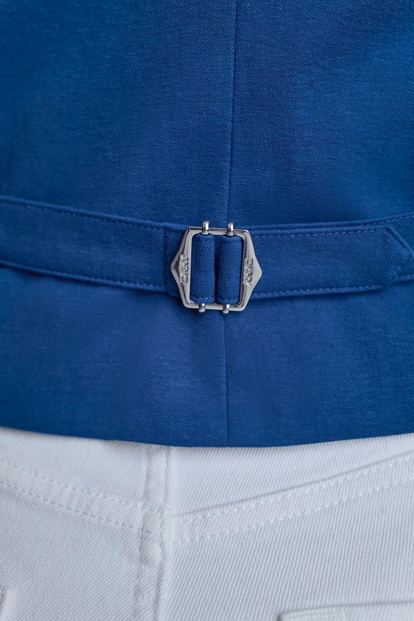 COTTON-BLEND PIQUÉ VEST