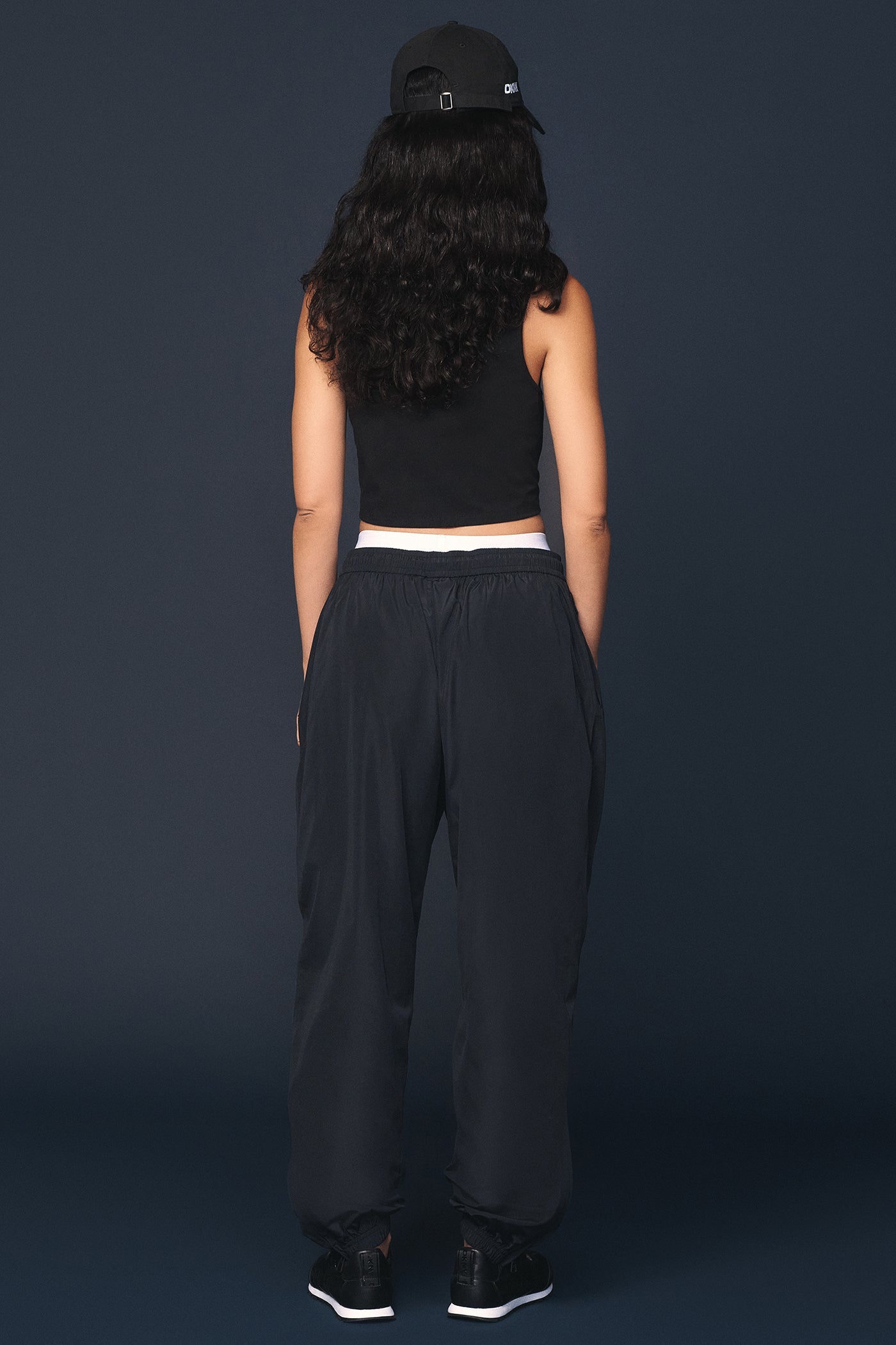 DKNY X YANKEES EMBROIDERED TRACK PANT
