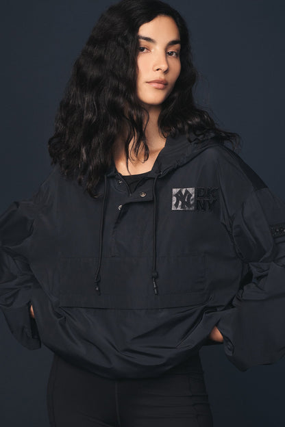 DKNY X YANKEES HALF-ZIP JACKET